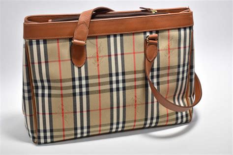 burberry vintage check large tote|Burberry bags old collection.